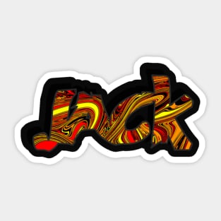 JACK Ur ban Street Graffiti Style Name Tag Sticker